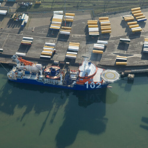 Windfarm support vessel Harwich